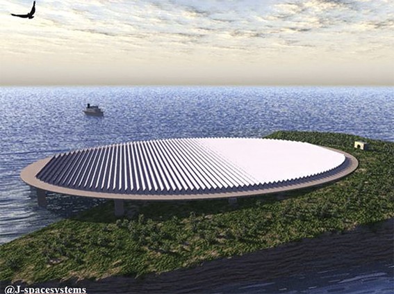 宇宙太陽光発電で大規模火力・原発並みの電力を供給できる